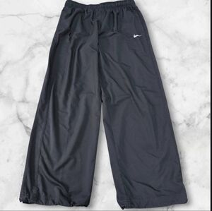 Nike Men Dri-fit Black Team Men Training Drill Pants W Adjustable Ankles (SZ:L)